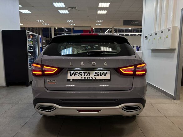2026 Lada (ВАЗ) Vesta SW Cross I Рестайлинг (NG), серый - вид 4
