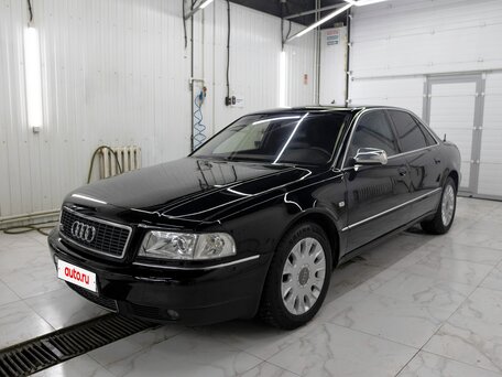 2001 Audi A8 I (D2) Рестайлинг, чёрный, 1050000 рублей, вид 4