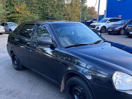 2008 Lada (ВАЗ) Priora I, чёрный, 270000 рублей, вид 4