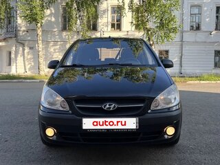 2008 Hyundai Getz I Рестайлинг, чёрный, 550000 рублей, вид 2