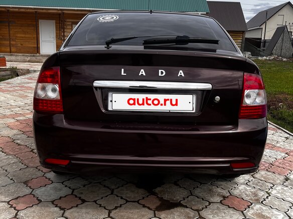 2012 Lada (ВАЗ) Priora I, пурпурный, 280000 рублей - вид 4