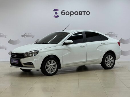 2021 Lada (ВАЗ) Vesta I, белый, 1030000 рублей, вид 1