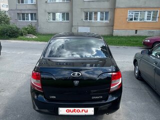 2013 Lada (ВАЗ) Granta I, синий, 300000 рублей, вид 4
