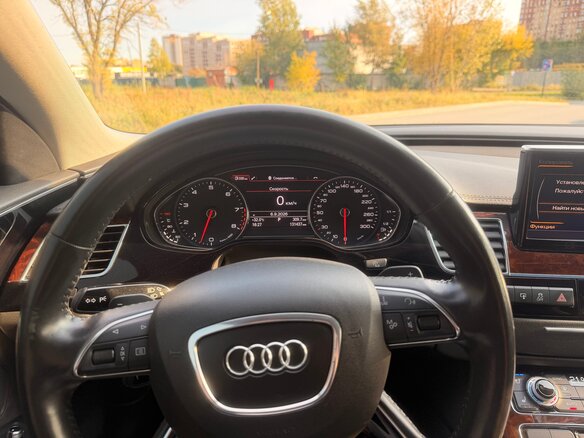 2012 Audi A8 Long III (D4), чёрный, 2700000 рублей - вид 9