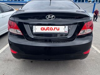 2011 Hyundai Solaris I, чёрный, 750000 рублей, вид 4