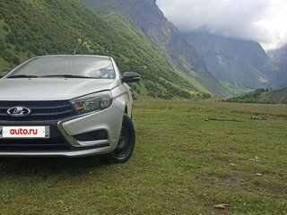 2016 Lada (ВАЗ) Vesta I, серебристый, 799000 рублей, вид 3
