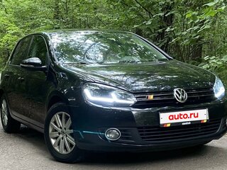 2012 Volkswagen Golf VI, чёрный, 775000 рублей, вид 1