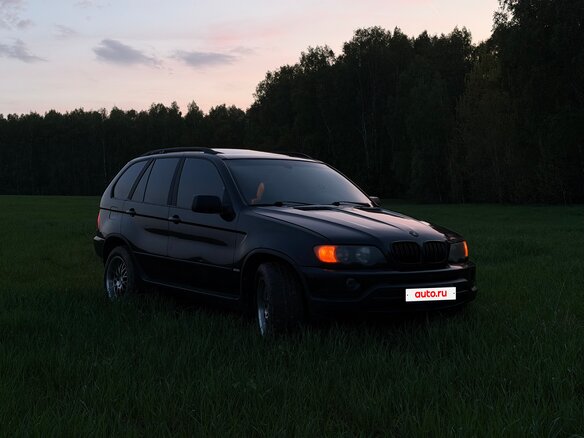 2003 BMW X5 3.0i I (E53), чёрный, 1100000 рублей - вид 1