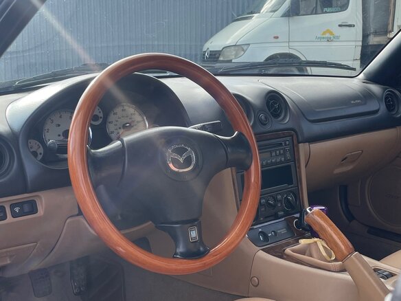 2001 Mazda MX-5 II (NB) Рестайлинг, зелёный, 1100000 рублей - вид 4