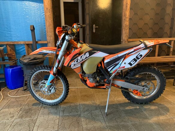 2015 KTM 500 EXC F, оранжевый - вид 15