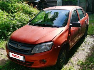 2014 Lada (ВАЗ) Granta I, оранжевый, 215000 рублей, вид 1