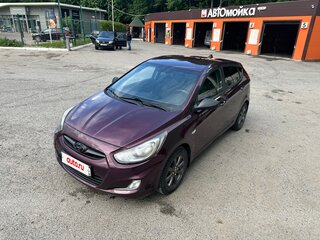 2012 Hyundai Solaris I, фиолетовый, 520000 рублей, вид 3