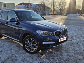2021 BMW X3 30i xDrive III (G01), синий, 3500000 рублей, вид 3