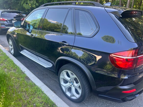 2007 BMW X5 48i II (E70), синий, 1500000 рублей - вид 6