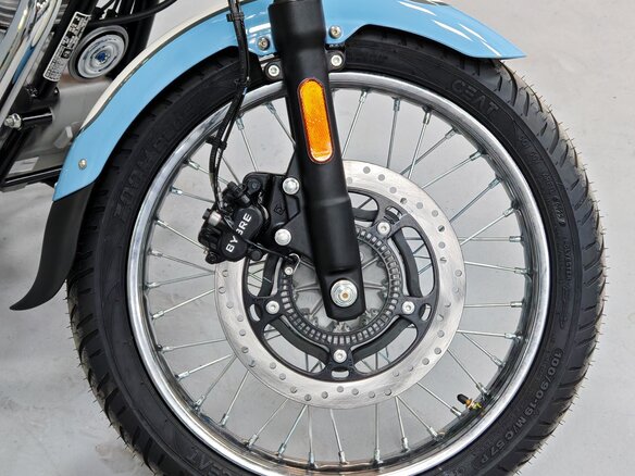 2025 Royal Enfield Meteor, голубой - вид 21