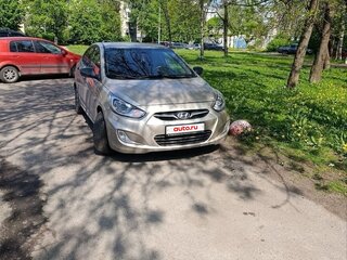 2012 Hyundai Solaris I, бежевый, 550000 рублей, вид 1