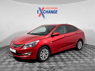 2016 Hyundai Solaris I Рестайлинг, красный, 960000 рублей, вид 1
