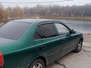 2003 Hyundai Accent ТагАЗ II, зелёный, 180000 рублей, вид 1