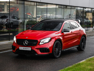 2018 Mercedes-Benz GLA AMG 45 AMG I (X156) Рестайлинг, красный, 2995619 рублей, вид 3