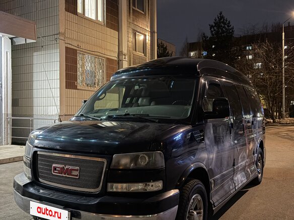 2008 GMC Savana I Рестайлинг, чёрный, 2200000 рублей