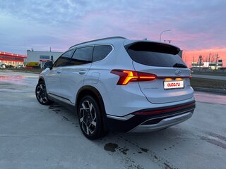 2021 Hyundai Santa Fe IV Рестайлинг, белый, 3210000 рублей, вид 4