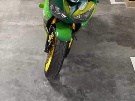 2006 Kawasaki ZX-6 Ninja, зелёный, 650000 рублей, вид 2