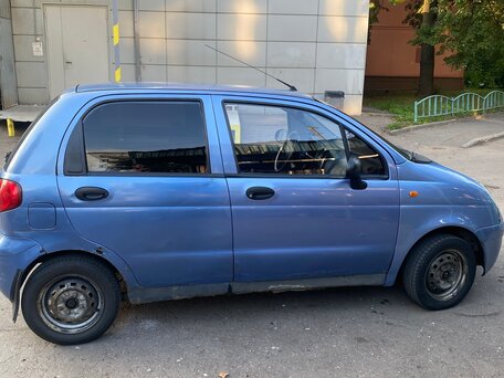 2008 Daewoo Matiz I Рестайлинг, синий, 115000 рублей, вид 2