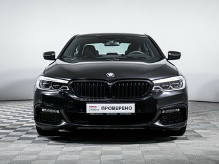 2017 BMW 5 серии 540i xDrive VII (G30/G31/G38), чёрный, 4280000 рублей, вид 2