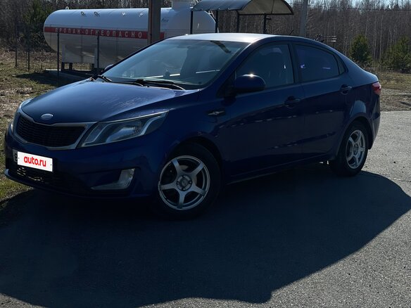 2013 Kia Rio III, синий, 635000 рублей