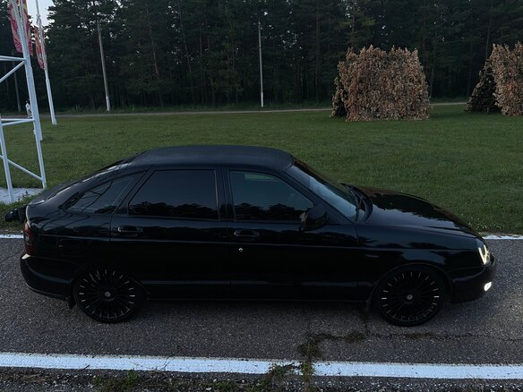2011 Lada (ВАЗ) Priora I, чёрный, 450000 рублей - вид 8
