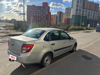 2013 Lada (ВАЗ) Granta I, серебристый, 265000 рублей, вид 4