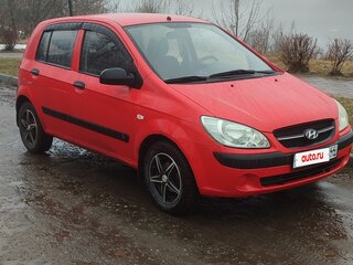 2009 Hyundai Getz I Рестайлинг, красный, 400000 рублей, вид 2