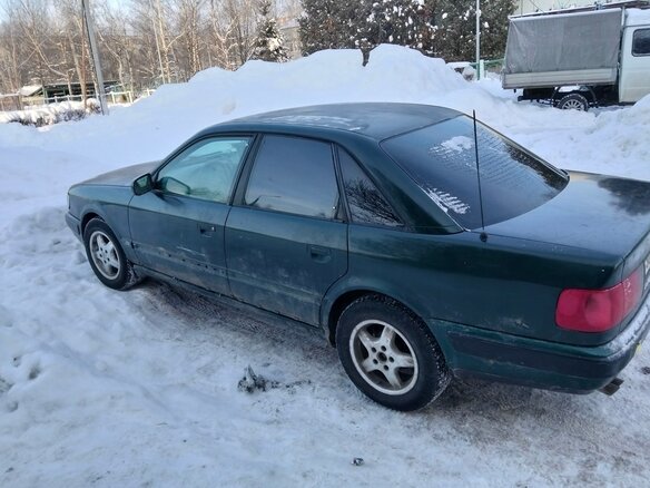 1994 Audi 100 IV (C4), зелёный, 250000 рублей - вид 5