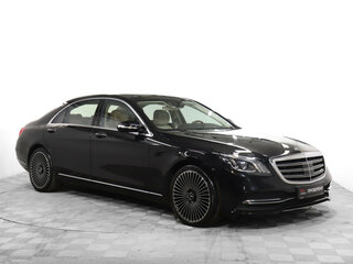 2017 Mercedes-Benz S-Класс 560 VI (W222, C217) Рестайлинг, чёрный, 4399000 рублей, вид 3