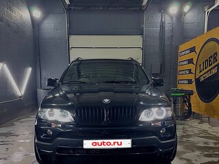 2006 BMW X5 3.0d I (E53) Рестайлинг, чёрный, 2500000 рублей, вид 2