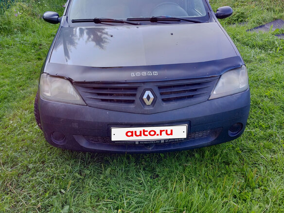 2008 Renault Logan I, серый, 205000 рублей