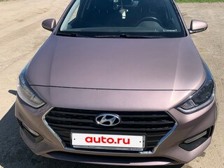2019 Hyundai Solaris II, коричневый, 1400000 рублей, вид 1