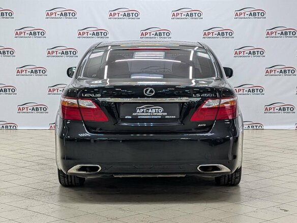 2011 Lexus LS 460 L IV Рестайлинг, чёрный - вид 4