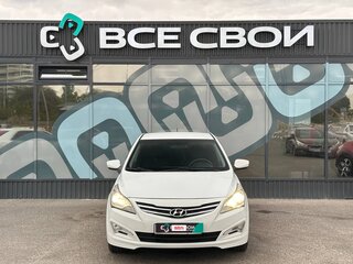 2014 Hyundai Solaris I Рестайлинг, белый, 1099000 рублей, вид 5