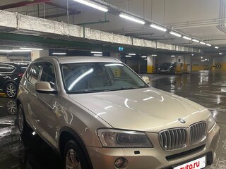 2012 BMW X3 28i xDrive II (F25), серебристый, 1789000 рублей, вид 4