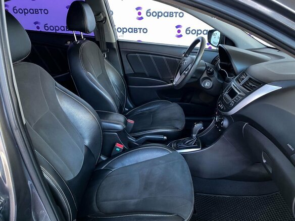 2015 Hyundai Solaris I Рестайлинг, серый - вид 14