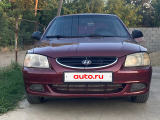 2007 Hyundai Accent ТагАЗ II, красный, 395000 рублей, вид 2