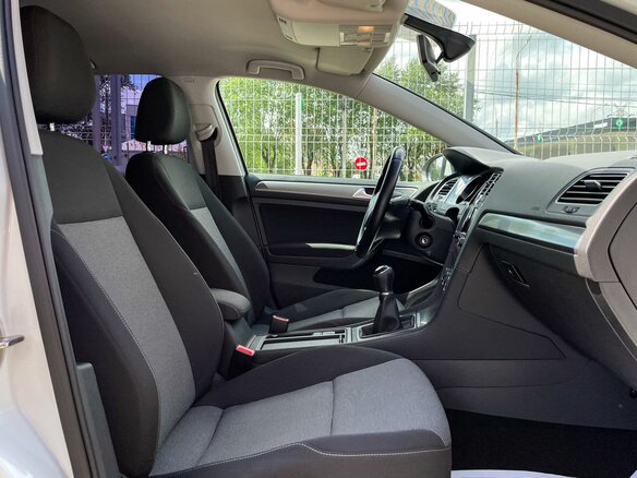 2014 Volkswagen Golf VII, белый - вид 11