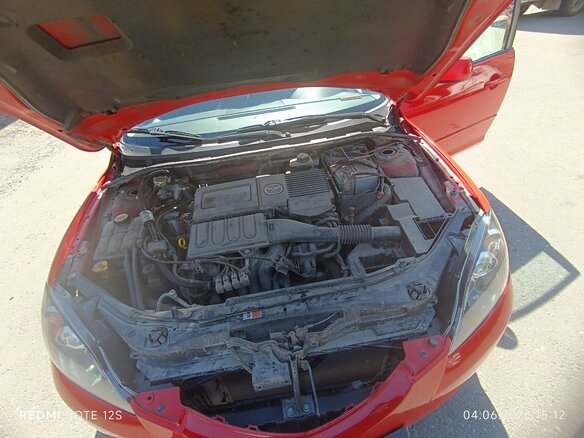 2007 Mazda 3 I (BK) Рестайлинг, красный, 450000 рублей - вид 7