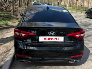 2017 Hyundai Sonata VII (LF) Рестайлинг, чёрный, 2400000 рублей, вид 3