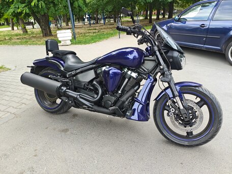 2002 Yamaha XV 1700 Warrior, синий, 880000 рублей, вид 1