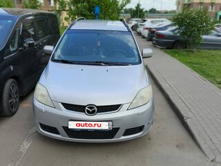 2007 Mazda 5 I (CR), серебристый, 450000 рублей, вид 2