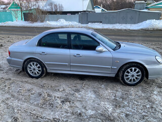 2007 Hyundai Sonata ТагАЗ IV (EF) Рестайлинг, серебристый, 550000 рублей, вид 2