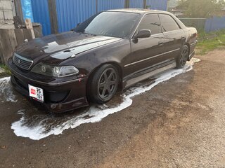 1996 Toyota Mark II VIII (X100), пурпурный, 500000 рублей, вид 3