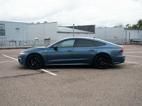 2018 Audi A7 55 TFSI II (4K), синий, 4549000 рублей - вид 7